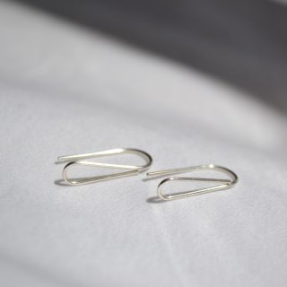 silver dolce earrings