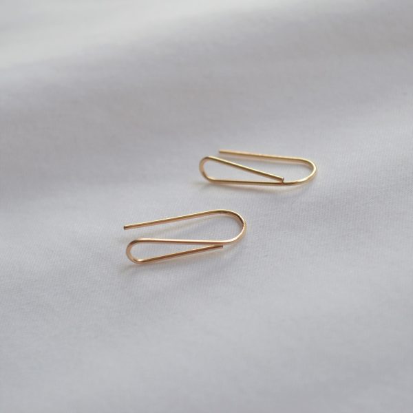 gold dolce earrings