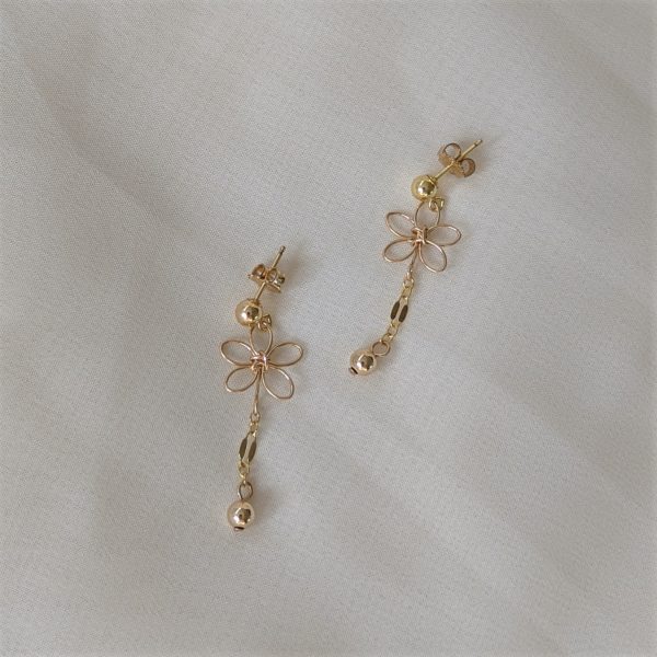 jasmine earrings gold
