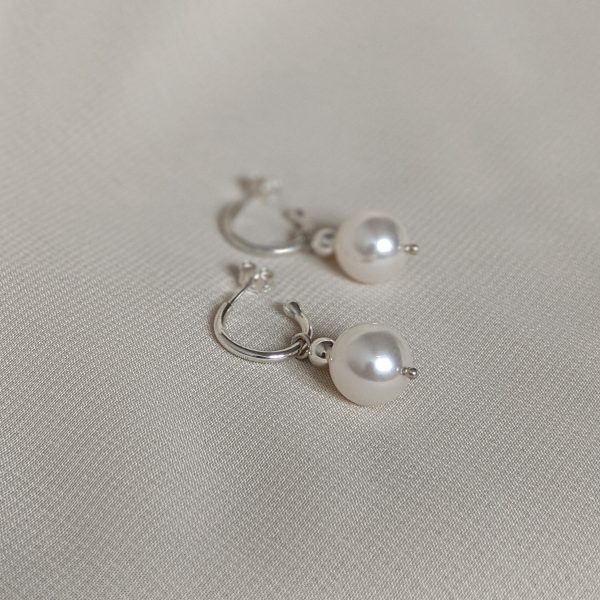 silver ornate earrings